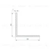 Уголок Arlight ARH-W20x20x1-3000 WHITE (Алюминий) 063301 063301 - 2
