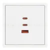 Механизм розетки с быстрой USB зарядкой Arlight SCT-NOBE-MUACC-SFPL-FC-WH (65W, QC3) 061839 061839 - 2