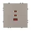 Механизм розетки с быстрой USB зарядкой Arlight SCT-NOBE-MUACC-SFPL-FC-CA (65W, QC3) 061835 061835 - 4