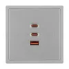 Механизм розетки с быстрой USB зарядкой Arlight SCT-NOBE-MUACC-SFPL-FC-IS (65W, QC3) 061838 061838 - 3