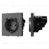 Механизм розетки с USB зарядкой Arlight SCT-NOBE-MUCC-SFPL-GR (230V, 16A) 061816 061816 - 1