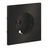 Накладка для розетки с заземлением и защитными шторками, S70 Metal (антрацит) Voltum VLSM000712 VLSM000712 - 2