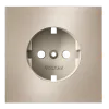 Накладка для розетки с заземлением S70 Metal (платина) Voltum VLSM000610 VLSM000610 - 6