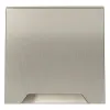 Накладка для розетки с заземлением защитными шторками и крышкой S70 Metal (никель) Voltum VLSM000811 VLSM000811 - 2