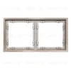 Рамка металлическая на 2 поста S70 Metal (платина) Voltum VLSM120210 VLSM120210 - 1