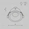 Встраиваемый светильник Maytoni Technical Zoom DL032-2-01B-1(N) DL032-2-01B-1(N) - 8