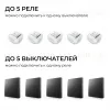 Реле с кинетическими выключателями, IP44, Wi-Fi 2,4 ГГц, Smart, 2выкл., 1 реле. чер. Apeyron 04-86 04-86 - 10