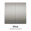 Выключатель кинетический 2кл., IP44, 2,4 ГГц, Smart, сер. Apeyron 04-79 04-79 - 4