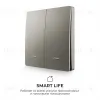 Выключатель кинетический 2кл., IP44, 2,4 ГГц, Smart, сер. Apeyron 04-79 04-79 - 10