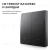 Выключатель кинетический 2кл., IP44, 2,4 ГГц, Smart, чер. Apeyron 04-82 04-82 - 5
