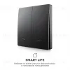 Выключатель кинетический 2кл., IP44, 2,4 ГГц, Smart, чер. Apeyron 04-82 04-82 - 10