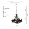 Подвесная люстра Vitaluce V1166/5 V1166/5 - 4