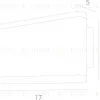Уличный настенный светильник Arte Lamp Lingotto A8156AL-2GY A8156AL-2GY - 4