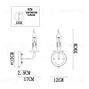Бра ARTE Lamp A1857AP-1BK A1857AP-1BK - 3