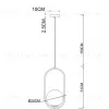 Подвесной светильник Arte Lamp Matisse A7746SP-1AB A7746SP-1AB - 2
