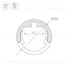 Профиль Arlight Round-D10.5-2000 Anod Black 033036 033036 - 2