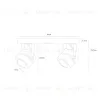 Спот Arte Lamp Misam A1315PL-2BK A1315PL-2BK - 5