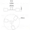 Потолочная люстра Arte Lamp Chicago A1547PL-3BK A1547PL-3BK - 2