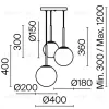 Подвесной светильник Maytoni Basic form MOD321PL-03W MOD321PL-03W - 3