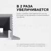 Профиль П-образный встраиваемый Apeyron ширина ленты до 5мм (рассеиватель, заглушки - 2шт, крепеж - 4шт) 08-39 08-39 - 3