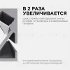 Профиль встраиваемый Apeyron ширина ленты до 5мм (рассеиватель, заглушки - 2шт) 08-41 08-41 - 3