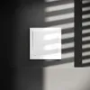 Проходной переключатель одноклавишный с подсветкой Voltum S70 VLS010402 (белый матовый) VLS010402 - 2