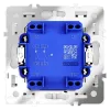 Выключатель двухклавишный с подсветкой Voltum S70 VLS020202 (белый матовый) VLS020202 - 5