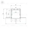 Алюминиевый профиль Arlight LINIA32-FANTOM-2000 ANOD 049950 049950 - 3