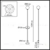 Ландшафтный светильник Odeon Light Nature Dew 7120/3GLC 7120/3GLC - 2