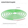 Светодиодный неон Apeyron 24В, 10Вт/м, зеленый smd 2835 120д/м, PCB 8мм, 6х12мм, 5м, IP65 17-306 17-306 - 10