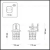 Уличный настенный светильник Odeon Light House 4042/1W 4042/1W - 3