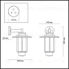 Уличный настенный светильник Odeon Light Mito 4047/1W 4047/1W - 3