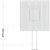 Настольная лампа Kutek Fiore FIO-LG-1 (P) FIO-LG-1(P) - 2