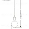 Подвесной светильник Kutek Mood Artu Glass ART-ZW-1 (N) G ART-ZW-1(N)G - 2
