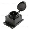 Розетка Feron Stekker с/з 32A 4000V с крышкой черный RST163144 39018 39018 - 1