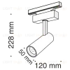 Трековый светильник Maytoni Track lamps TR019-2-10W3K-B TR019-2-10W3K-B - 4