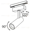 Трековый светильник Maytoni Track lamps TR019-2-10W3K-B TR019-2-10W3K-B - 5
