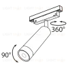 Трековый светильник Maytoni Track lamps TR019-2-7W4K-B TR019-2-7W4K-B - 5