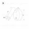 Светодиодный спот Arlight SP-Bed-R90-3W Warm3000 031393 031393 - 3