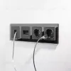 Телефонная розетка RJ-11 Werkel черный матовый W1182008 4690389156960 a051604 4690389156960 - 3