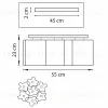Потолочная люстра Lightstar Nubi 802073 802073 - 3
