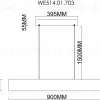 Подвесной светильник Wertmark Edda WE514.01.703 WE514.01.703 - 2