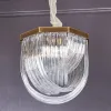 Подвесной светильник Delight Collection Murano Glass A001-400 L4 brass/clear A001-400 L4 brass/clear - 2