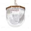 Подвесной светильник Delight Collection Murano Glass A001-400 L4 brass/clear A001-400 L4 brass/clear - 1