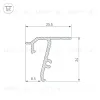 Профиль Arlight STRETCH-SHADOW-TECH-CEIL-2000 BLACK (A2-DELTA) 040704 040704 - 2