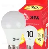 Лампа светодиодная Эра E27 10W 2700K ECO LED A60-10W-827-E27 Б0028006 Б0028006 - 1