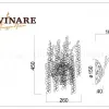 Настенный светильник Divinare Salice 3135/26 AP-2 3135/26 AP-2 - 2