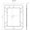 Зеркало Garda Decor KFG081 KFG081 - 4
