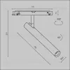 Трековый магнитный светильник Maytoni Technical Magnetic track system Exility Focus T TR141-2-6W4K-M-B TR141-2-6W4K-M-B - 9