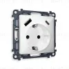 Комплект механизма розетки 2USB A+C 20W (быстрая зарядка) с/з Ambrella Volt Alfa MA110010 MA110010 - 1